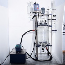 Chemical 50L double walled glass reactor