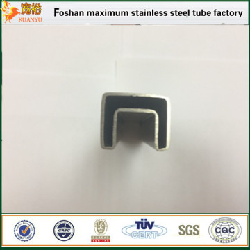 ASTM A249 polished grooving square stainless steel tubing