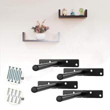 New Arrival Heavy Duty Hidden Solid Steel Blind Floating Shelf Bracket