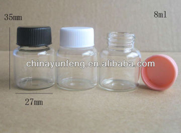 8ml screw neck glass bottle