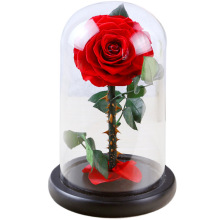 Wholesale Yunnan Kunming 9-10cm Preserved Roses in Glass Gift Box