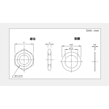 Potenziometro rotativo serie Rk163