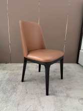 Modern Leather Dining Chair for Home and Restaurant