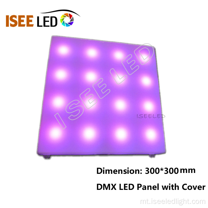 Lampa tal-pannell LED tal-kopertura tal-aluminju DMX