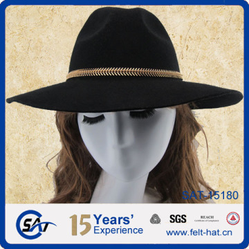2016 new trim fedora hat for women