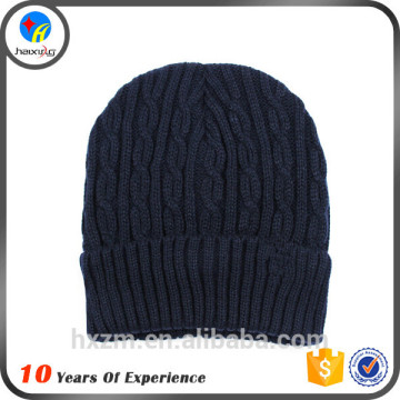2016 Wholesale hat caps knitted acrylic knitted caps