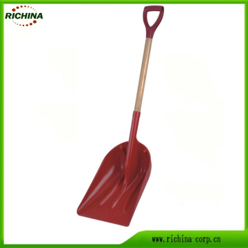 Poly Grain and Snow Scoop with Wood Handle