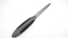 rubber handle easy use stainless steel letter opener