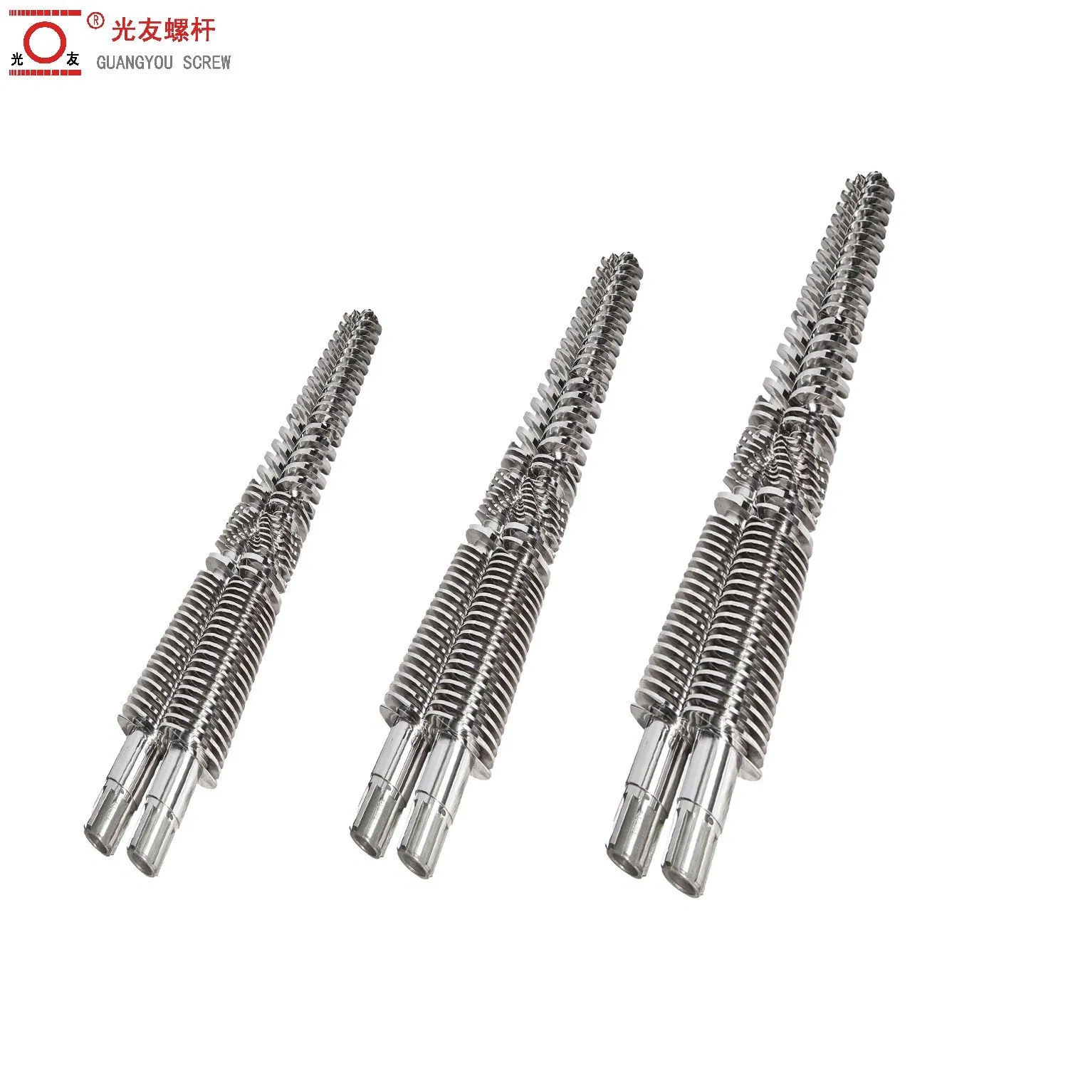 SPC/WPC/LVT ফ্লোরের জন্য বাইমেটালিক কনিক্যাল টুইন স্ক্রু ব্যারেল