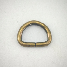 Multicolor Webbing Metal D-Ring Oval O-Ring Buckle Harness Steel D-Ring Metal Buckle