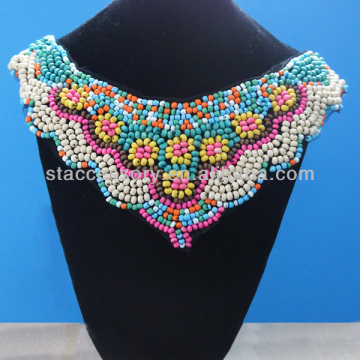 Lady Jewelry Acrylic Beads Bib Collar Necklace