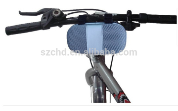 Stereo bike speaker for cyclist use AA battery