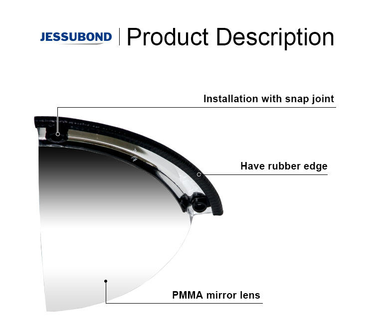 Custom Other Roadway Products Private Quarter Dome Mirror Handheld, Road Traffic Stand Supplies Mirror/
