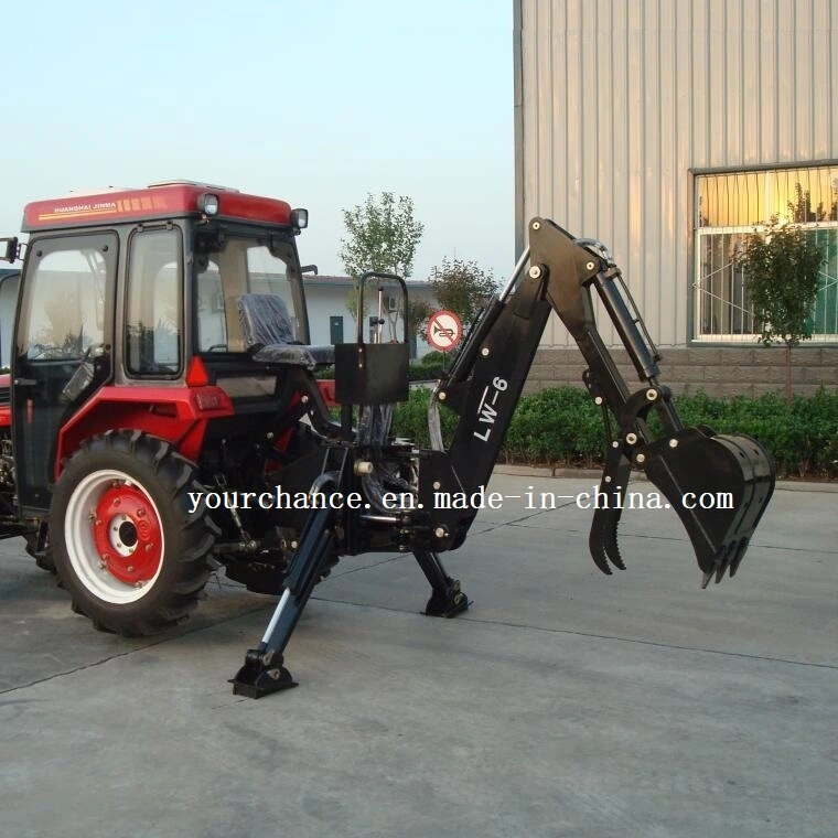 Ce Certificate Lw-6 High Quality Backhoe for 20-35HP Tractor