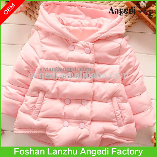 Kids winter wear Girls Boutique High quality cotton padded jacket superior warm coat in Fashion design