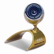 CMOS PC Camera with Up to 60fps Frame Rate, Supports MSN and Yahoo Messenger
