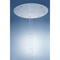 pommeau de douche led pour salle de bain avec jet de pluie