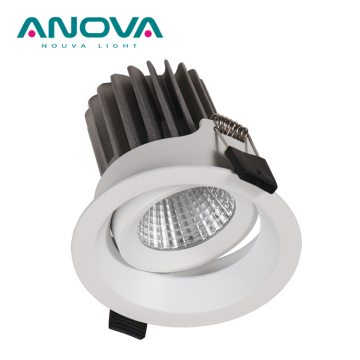 High Quality 8W Aluminium Adjustable Recessed Anti-Glare COB LED Downlight - Anova Lighting
