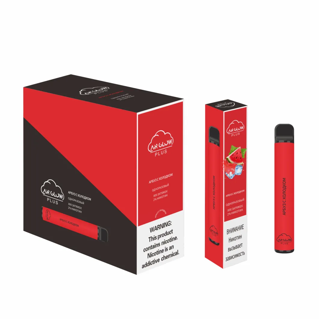 0~2% Nicotine Salt Disposable Vape Pen Printed in Russian Language, Special for Russia Market
