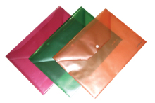 lighting button type file bag