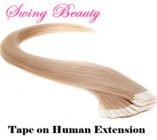 Tape on European Remy Hair Extensions