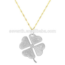 Carrie\'s Heart Clover Necklace - Comparable To Sex and the City 2 - Movie Jewelry from China