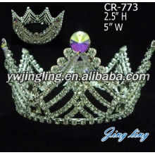 Beauty Queen Full Round Pageant Crowns