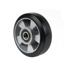 China Factory 125x50 Black Rubber Wheel