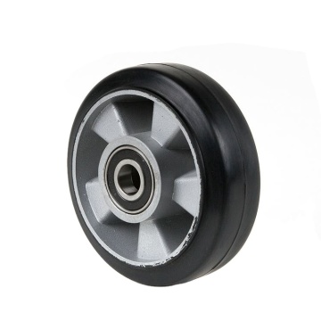 China Factory 125x50 Black Rubber Wheel