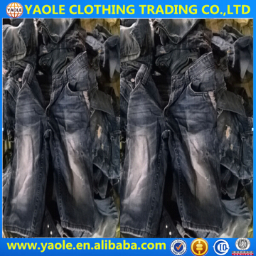 2016 china cheapest factory store lots used jean and shirt