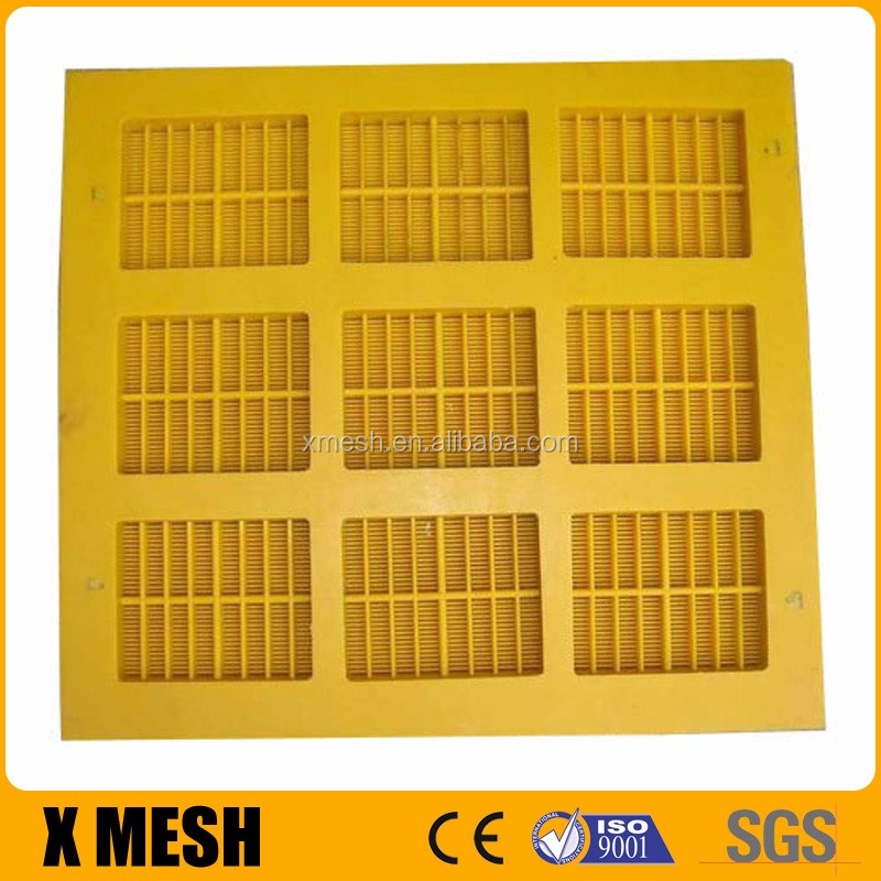 Multi-slope banana polyurethane flip flop screen mattress for vibrating screens in mining