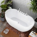 Air Massage Freestanding Tub Hydrotherapy Trendy Style Freestanding Sitting Large Bathtub