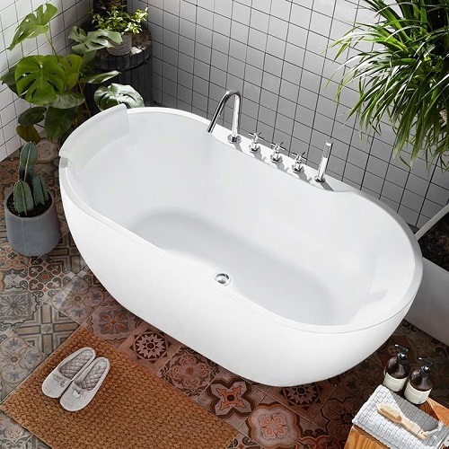 Hydrotherapy Trendy Style Freestanding Sitting Large Bathtub