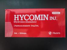 korea whitening Hycomin Hydroxocobalamin 2ml*50vail Huons Hycomin Inj.