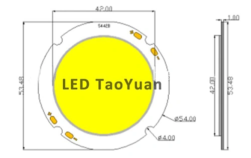 30W COB LED Module Long Life Span for Lamps Downlight