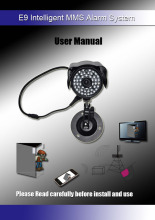 Intelligent Security GSM GPRS Camrea Alarm System (E9)