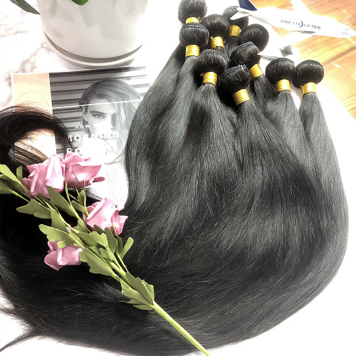 Grade 9a virgin hair peruvian hair , Raw Virgin Cuticle Aligned Hair ,  16 inch virgin brazilian and peruvian hair weave