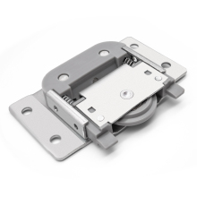 Soft Close Heavy Duty Visible Wardrobe Cabinet Sliding Door Roller System