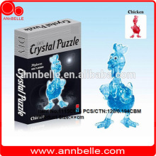 3D crystal puzzle crystal block chicken puzzle