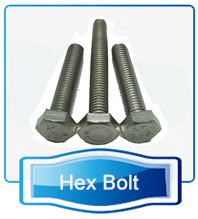 ผู้ผลิตจีนเกรด 8 สแตนเลส Hex Bolt