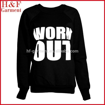 women's no hood sweatshirt without hood in black made of fleece