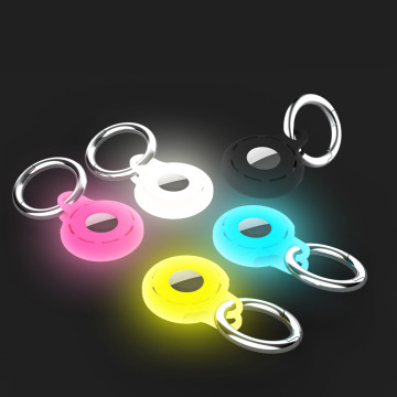 Luminous Glow Anti-Loss Airtag Case Silicone Key Chain
