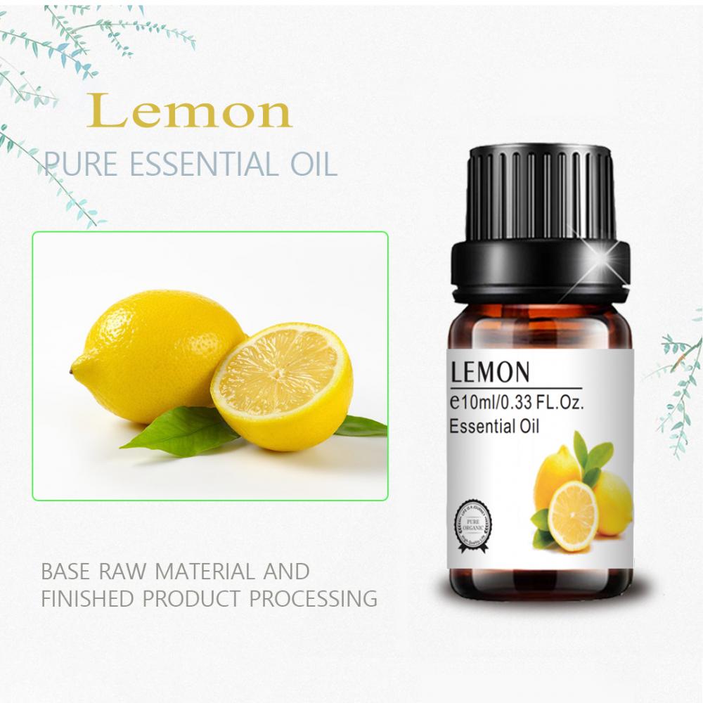 kosmetik kelas 100% label pribadi murni minyak esensial lemon