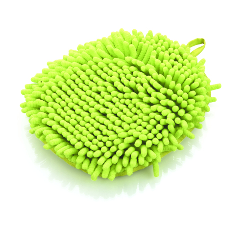 Microfiber Chenille Găng tay làm sạch hai mặt