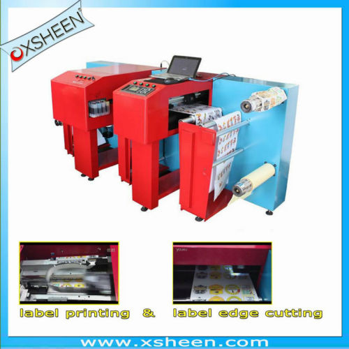automatic label printer with die cut system, label printer with cutter, continuous label printer