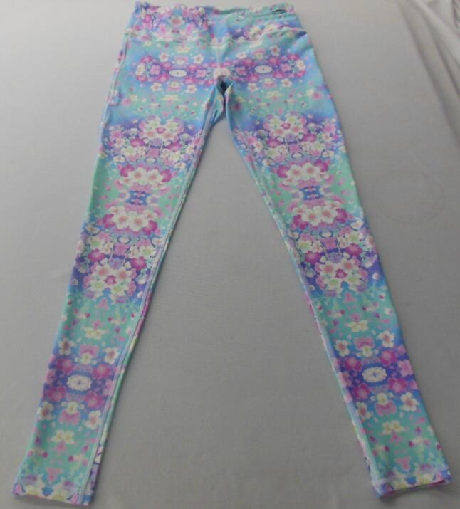 custom women leggings back side