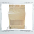 Brown Kraft Paper Flat Bottom Pouch