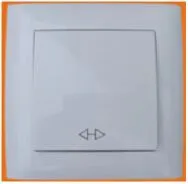 Крестовой переключатель Промежуточный настенный переключатель на 2 места