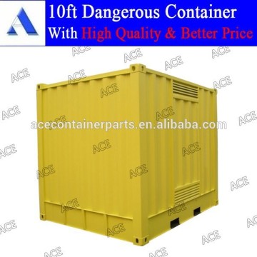 Shipping containers for dangerous goods