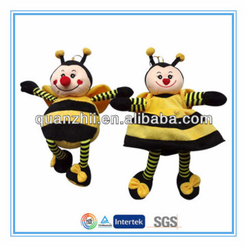 Cute plush bee honey toy for kids